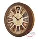 ساعت دیواری لوتوس چوبی با صفحه برجسته   JAMESTOWN-9818