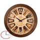 ساعت دیواری لوتوس چوبی با صفحه برجسته   JAMESTOWN-9818